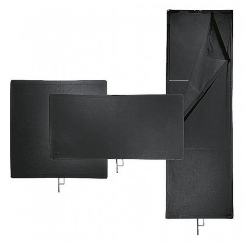 Avenger Senčilo s črno tkanino z okvirjem - AVEI1024 (120x120cm)