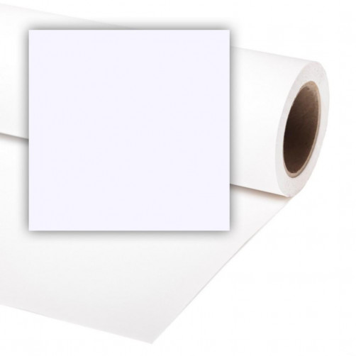 Colorama ARTIC BELA 1,35x11m papirnato ozadje - CO565 (polovična rola)