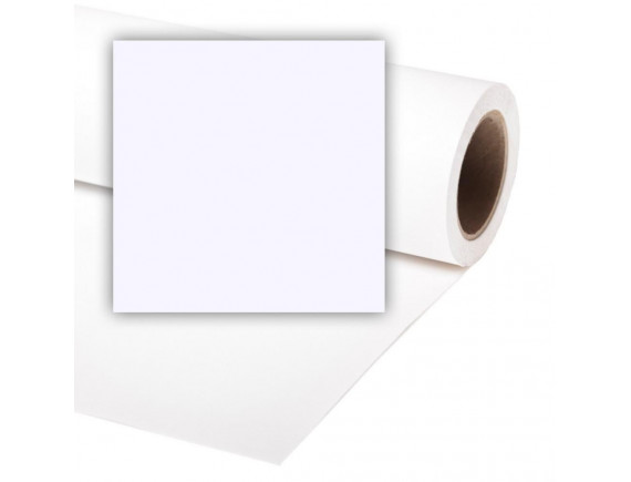 Colorama ARTIC BELA 1,35x11m papirnato ozadje - CO565 (polovična rola)