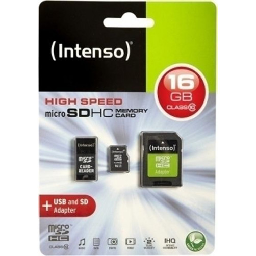 Intenso microSDHC 16GB class 10 + - INTENSO115677 (SD adapter)
