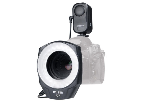 Kaiser LED Ringluč R48, - KAISER3248 (48 LED, 6000K, adapter obroči:)