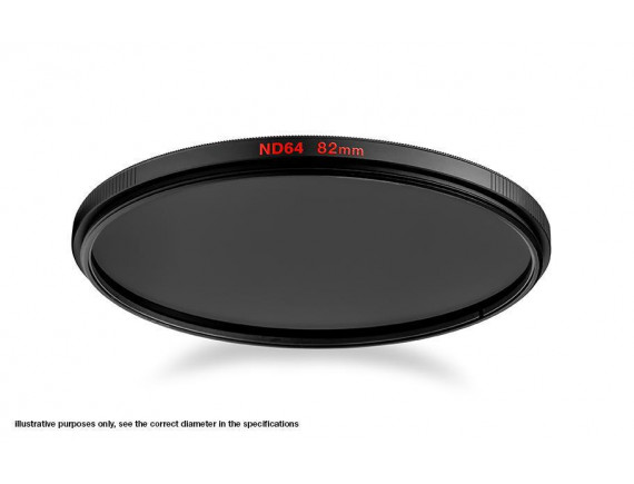 Manfrotto ND 64 filter 62mm - MFND64-62 (1,8 - 6 STOP)