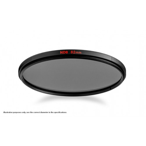 Manfrotto ND 8 filter 82mm - MFND8-82 (0,9 - 3 STOP)