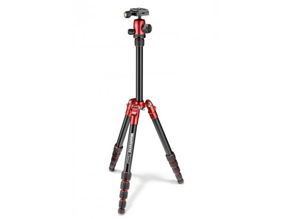 Manfrotto Element Traveller kit SMALL rdeč - MKELES5RD-BH (glava Quick release, torba)