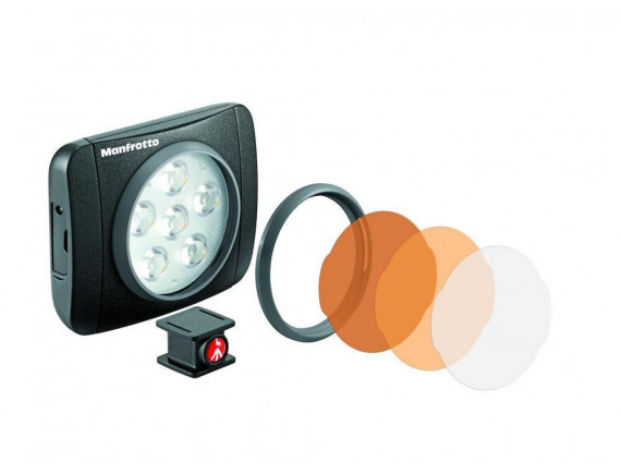 Manfrotto Lumimuse 6 LED light - MLUMIEART-BK (440lux-1m, CRI 92, 5600K, 3 stop. regulacija)
