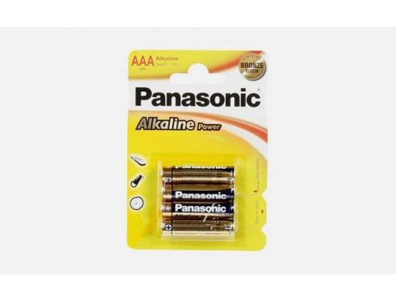 Panasonic Alkaline Power LR3 AAA 4kosi - PANASO251923 ()
