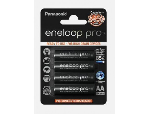 Panasonic Eneloop Pro 1x4 Mignon AA 2500mAh - PANASO827631 ()