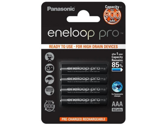 Panasonic Eneloop Pro 1x4 Micro AAA 930mAh - PANASO827638 ()