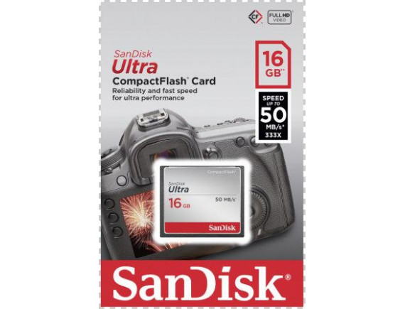 SanDisk Ultra CF 16GB 50MB/s - SANDISK738500 ()