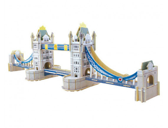 Robotime 3D Puzzle - Tower Bridge, Lesena 3D sestavljanka - 3D-JPD656