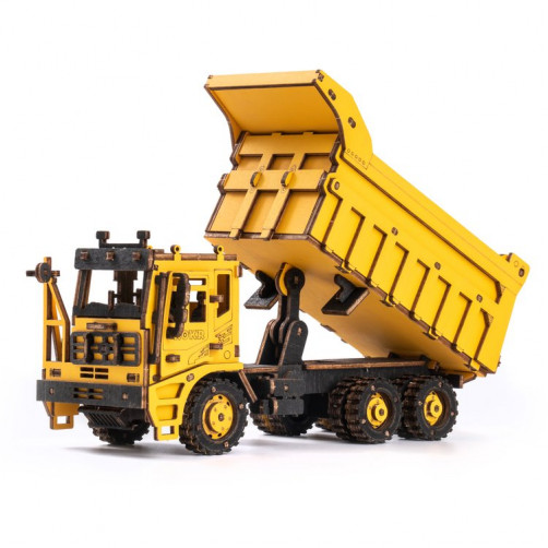 Robotime 3D Puzzle - Model tovornjak (kiper), Lesena 3D sestavljanka 3D-TG603K