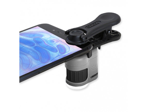 Carson MicroMini žepni mikroskop za pametni telefon 20x LED - CARSON_MM-380