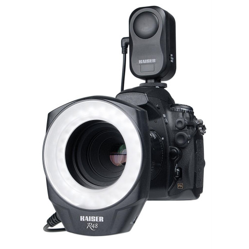 Kaiser LED Ringluč R48, - KAISER3248 (48 LED, 6000K, adapter obroči:)