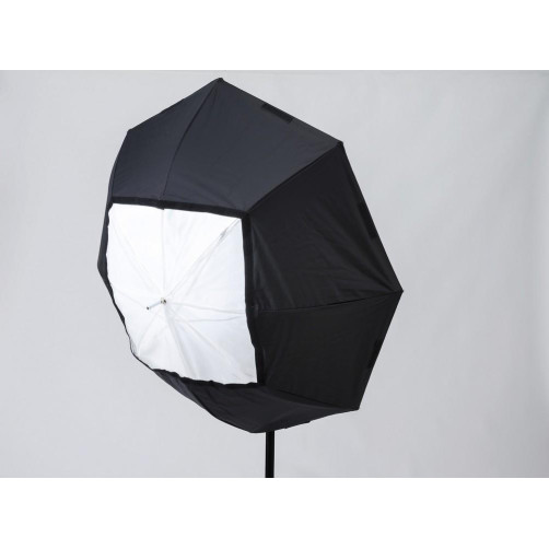 Manfrotto DEŽNIK 8 v 1 - 100cm - LASTOLU4538F (Kombinacije: BELA, SREBRNA, PROSOJNA, PROSOJNA)