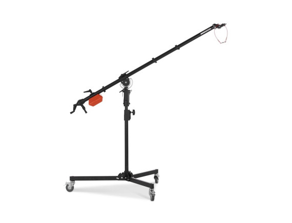 Manfrotto 025B ČRN SUPER BOOM - MAN025TM (z regulacijskimi ročkami, vključeno)