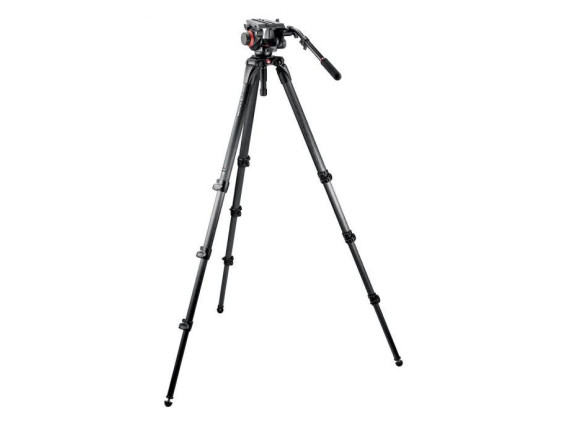 Manfrotto 504HD VIDEO GLAVA + 536 Karbonsko Video stojalo - MAN504HD,536K