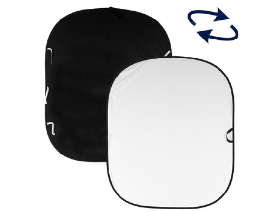 Manfrotto OZADJE ČRNO/BELO - MANLB5921 (zložljivo obračljivo 1,8 x 2,15 m)