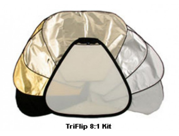Manfrotto TriFlip kit 8/1 75cm - MANLR3696 (osnova difuzor 2 STOP, Srebrna/Soft srebrna,)