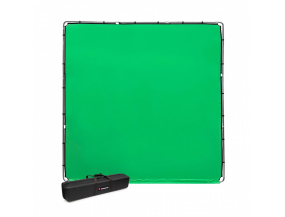 Manfrotto StudioLink ChromaKey Green Screen kit - MANLR83350 (3x3m)