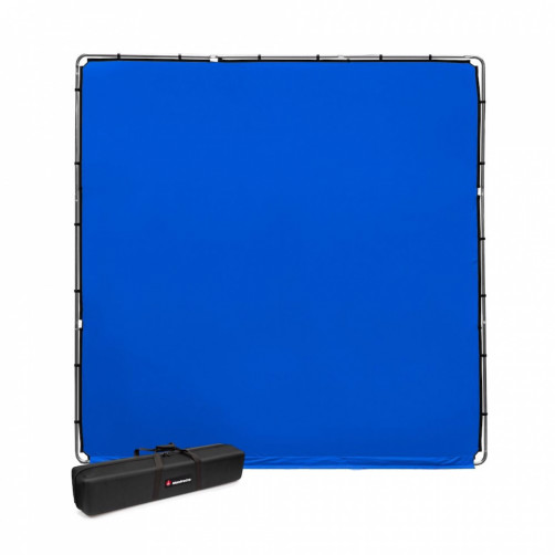 Manfrotto StudioLink ChromaKey Blue Screen kit - MANLR83352 (3x3m)