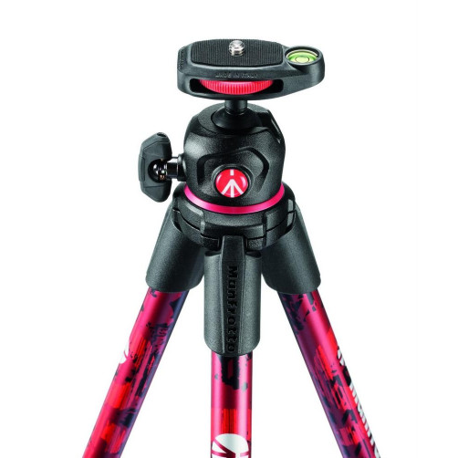 Manfrotto Off Road komplet: pohodne palice + foto stojalo 2v1 rdeča - OFFROADR-KOMPLET