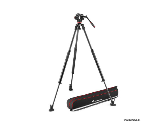 Manfrotto 504X fluid video glava + 635 Fast Single Karbon video stojalo - MVK504XSNGFC