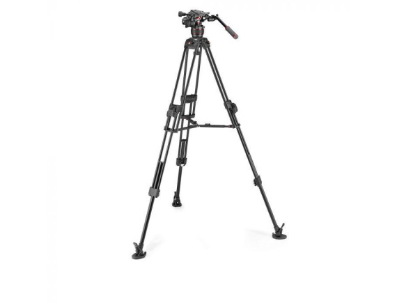 Manfrotto NitroTech 608 + alu Fast Twin legs MS video stojalo - MVK608TWINFA