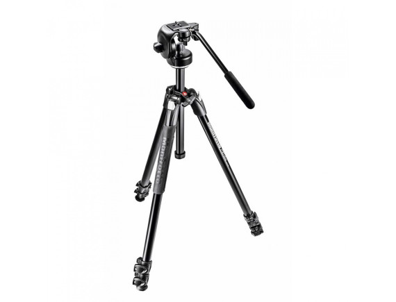 Manfrotto 290 XTRA ALU FOTO STOJALO s 2 WAY glava z RC2 Quick release 128RC2 ČRN - MK290XTA3-2W
