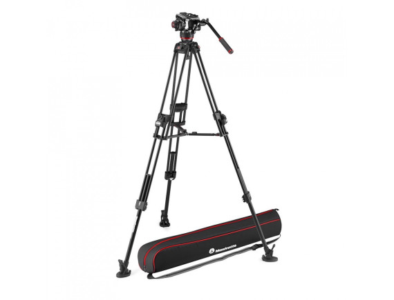 Manfrotto 504x Fluid video glava + 645 Fast Twin Alu video stojalo - MVK504XTWINFA