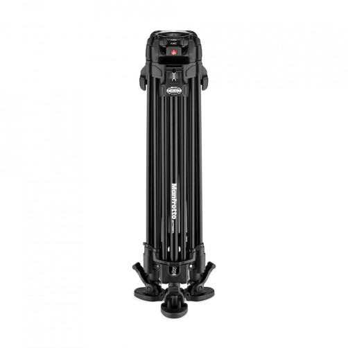 Manfrotto 504x Fluid video glava + 645 Fast Twin Alu video stojalo - MVK504XTWINFA