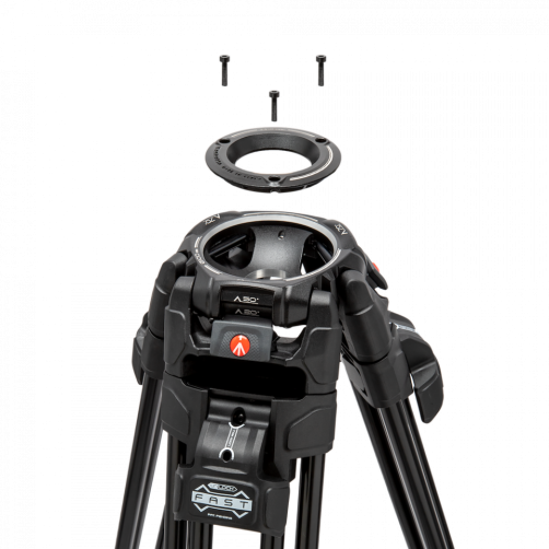 Manfrotto 504x Fluid video glava + 645 Fast Twin Alu video stojalo - MVK504XTWINFA