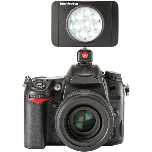Manfrotto Lumimuse 8 LED light - MLUMIEMU-BK (550lux-1m, CRI 92, 5600K, 4 stopenski dimer)