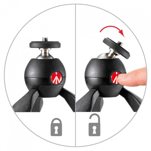 Manfrotto PIXI MINI stojalo črn - MTPIXI-B