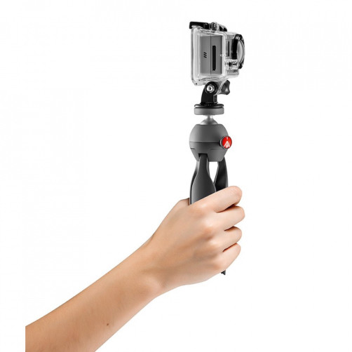 Manfrotto PIXI MINI stojalo z nosilcem za  akcijske kamere - MKPIXIEX-BK