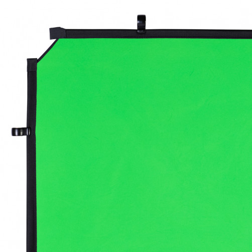Manfrotto EzyFrame zložljivo ozadje 2 m x 2,3 m Chroma Key Green (brez okvirja) - MANLB7947
