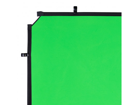 Manfrotto EzyFrame zložljivo ozadje 2 m x 2,3 m Chroma Key Green (brez okvirja) - MANLB7947