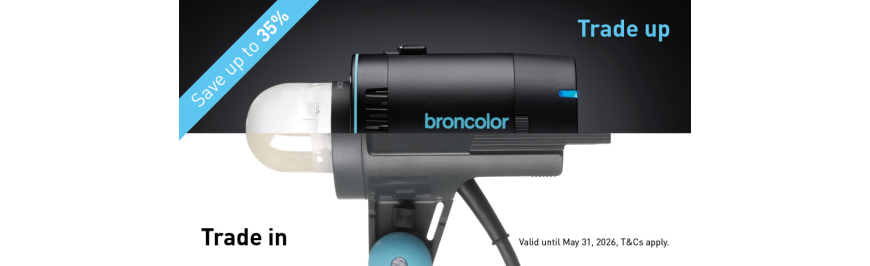 Broncolor Trade-In akcija – do 35% popusta na studijsko razsvetljavo