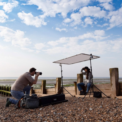 Manfrotto Pro Scrim All in One kit Medium zložljiv odbojnik 1,1x2,0m - MLLC1201K