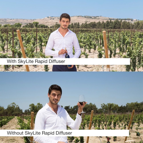 Manfrotto Skylite Rapid zložljiv difuzor 3,0x3,0m 0.75 Stop - MANLR83301R