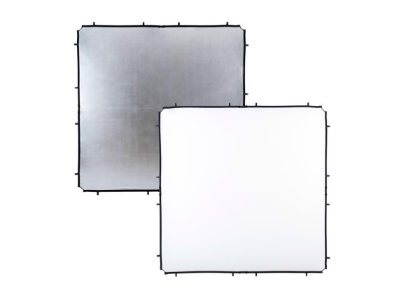 Manfrotto Skylite Rapid zložljiv odbojnik 2x2m Srebrn/Bel - MANLR82231R