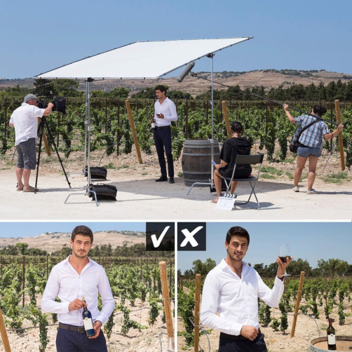 Manfrotto SkyRapid Large kit zložljiv odbojnik 3,0 x 3,0m - MANLR83344R