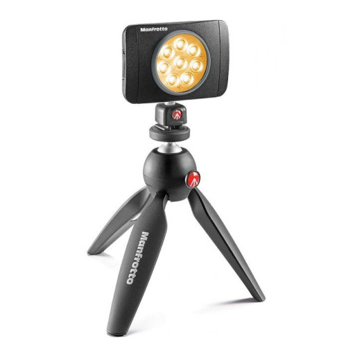 Manfrotto Pixi Mini stojalo + Manfrotto Lumimuse LED lučka