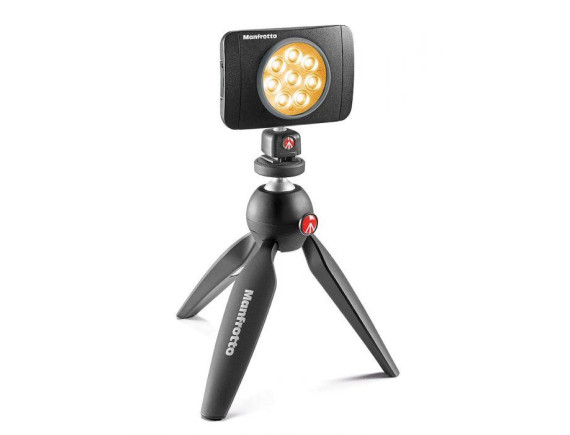 Manfrotto Pixi Mini stojalo + Manfrotto Lumimuse LED lučka