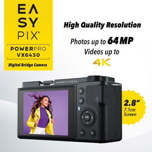 PowerPro VX6430 WiFi Bridge fotoaparat - EASYPIX20204 - BREZPLAČNO priloženo stojalo IN330G