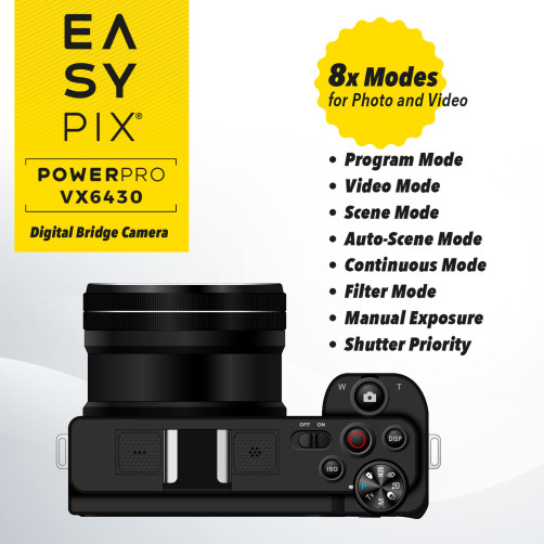 PowerPro VX6430 WiFi Bridge fotoaparat - EASYPIX20204 - BREZPLAČNO priloženo stojalo IN330G