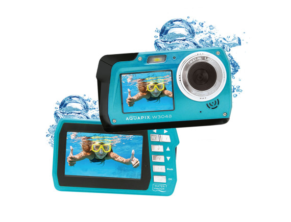 Aquapix podvodni digitalni fotoaparat W3048 EDGE modra - EASYPIX10075