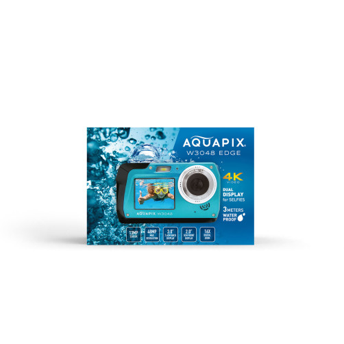 Aquapix podvodni digitalni fotoaparat W3048 EDGE modra - EASYPIX10075