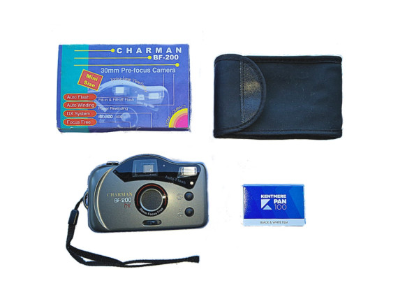 Charman BF-200 DX – enostaven analogni fotoaparat 35 mm + Kentmere črno-beli film ISO 100 - T328-BF200_1