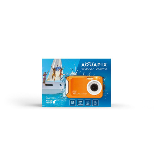 Aquapix podvodni digitalni fotoaparat W3027 WAVE oranžna - EASYPIX10031