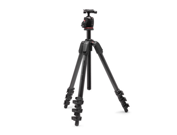 Manfrotto 055XPRO AS karbonsko foto stojalo s kroglično glavo - MK055CXPRO4-Q6T